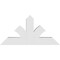 Ekena Millwork Richland Architectural Grade PVC Gable Bracket, 48"W x 24"H x 6"D x 6"F, 12/12 Pitch GBP048X24X0606RIC00 - alternate 2